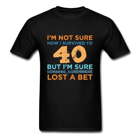 40th Birthday Survival Mens T Shirt Short Sleeve New Coming T T