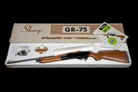 Sharp Gr 75 Repeating Co2 Rifle 20 Cal Sharp Japan Vintage
