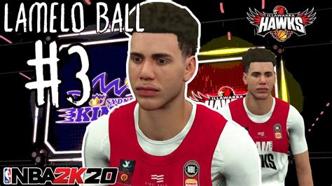 Nba 2k20 Mycareer Lamelo Ball 3 Triple Double And Game Winner Youtube