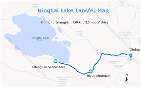 Qinghai Lake Maps Location Transfer And Tourist Maps