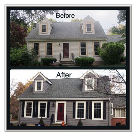Before And After Exterior Home Paint