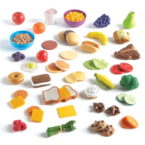 Learning Resources New Sprouts Complete Play Food Set 50