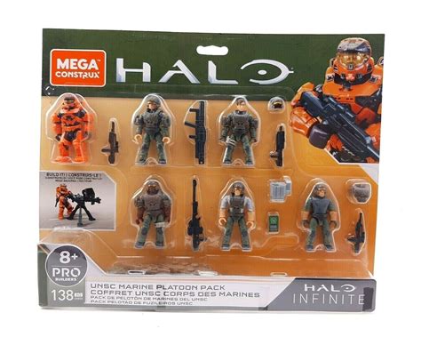 Mega Construx Halo Infinite Unsc Marine Platoon Pack Gxb00