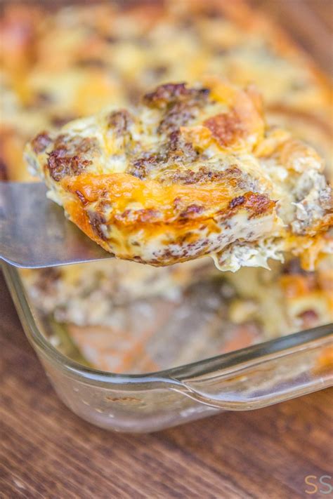 Sausage Breakfast Casserole Recipe Sausage Egg And Cheese