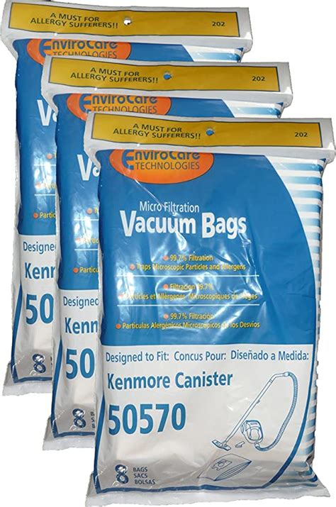 24 Kenmore I Ultra Care 50570 Sears Vacuum Bag Canister Vacuum