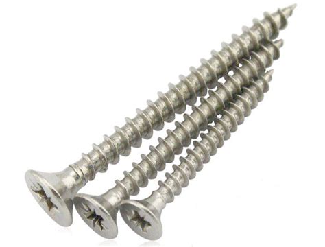A2 A4 Stainless Steel Chipboard Flooring Screws Fully Threaded