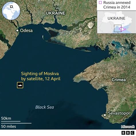 Sunken Russian Warship Moskva What Do We Know Bbc News