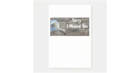 Sorry I Missed You Post It Notes Zazzle