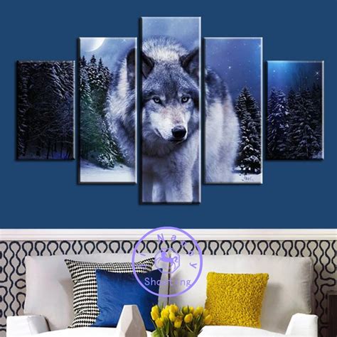 Wolf Diy Diamond Painting Kits Square And Full Embroidery Diamond