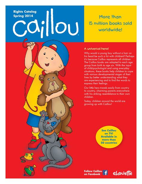Caillou Rights Catalog 2014 By Caillou Issuu