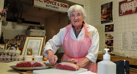 Meet Britains Oldest Working Butcher Who Worked Through The