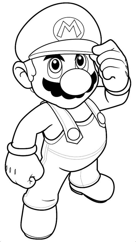 Mario Coloring Pages To Print Minister Coloring