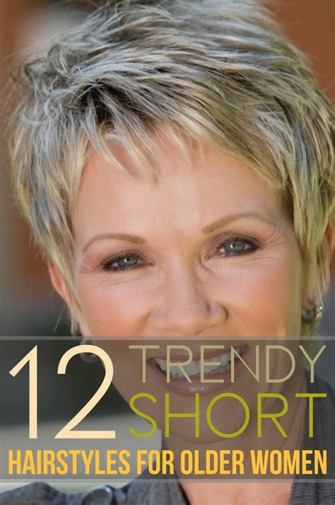 Trendy Short Hairstyles For Older Women You Should Try