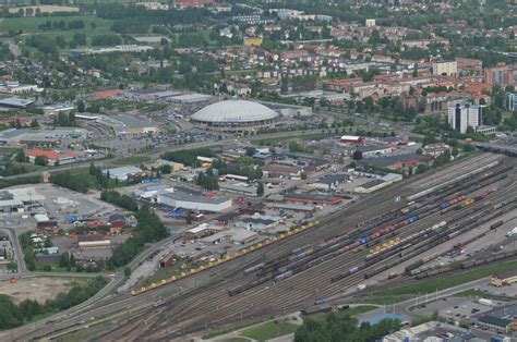 The municipality has a population of 47,640 (2007). Flygbild - IKEA Sverige
