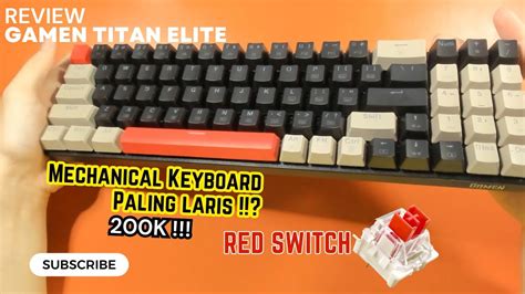 Gamen Titan Elite Mechanical Keyboard Review The Best Budget Keyboard For Gamers Youtube