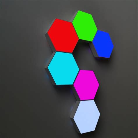 If youre looking for something to spruce up your walls, but feel that. Gaming Hexagonal RGB Nanoleaves Tactile Wall LED Lighting ...