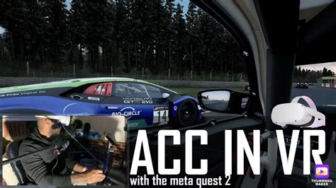 Sim Racing In Virtual Reality With Assetto Corsa Competizione Ended In