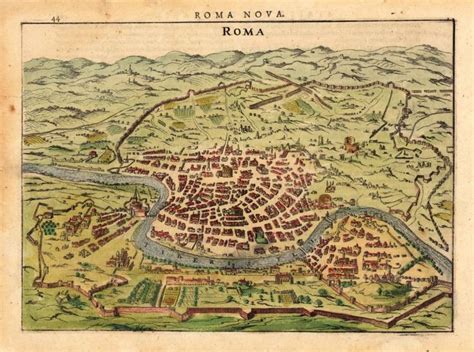 Rome Rome Map Vintage Maps
