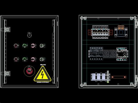 Electrical Panel Design In 3d In Autocad Cad 1221 Mb Bibliocad