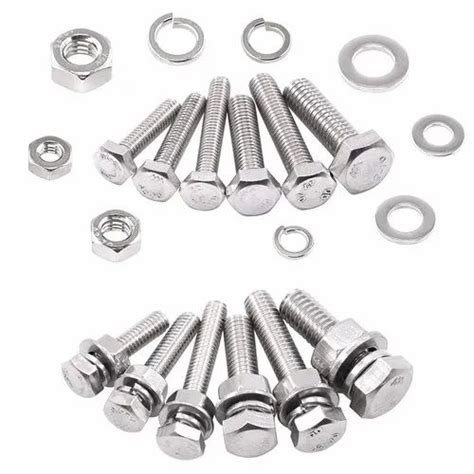 Stainless Steel Hex Head Bolts And Assortments Epi Torque M6 Ss Hex