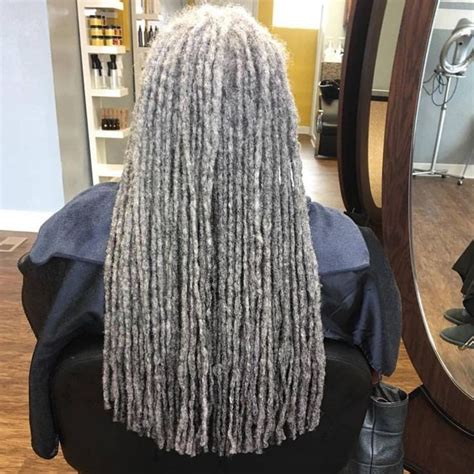 One Day I Cant Wait To Have Grey Locs Gorgeous Gray Hair Gray
