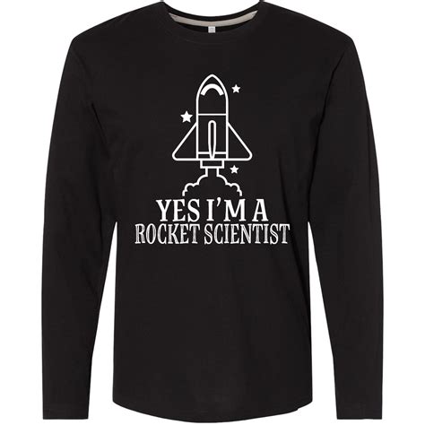 Rocket Scientist T Long Sleeve T Shirt Black Funny Occupation T