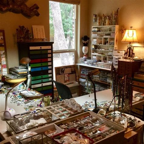 Craft Organization Beads A Bead Studio To Make You Green With Envy