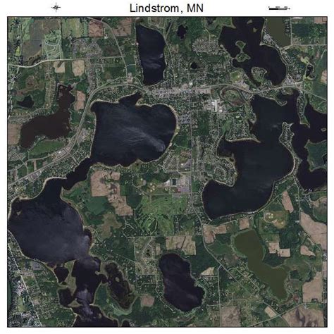 Aerial Photography Map Of Lindstrom Mn Minnesota