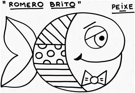 Desenhos Do Romero Britto Para Imprimir E Colorir Pintar