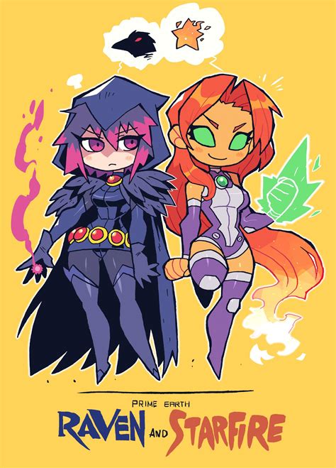 ♦️raven and starfire🌠 dc comics know your meme
