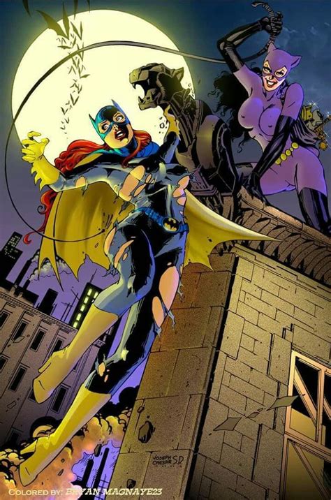 Batgirl Vs Catwoman Batman C Mic Superh Roes Batman