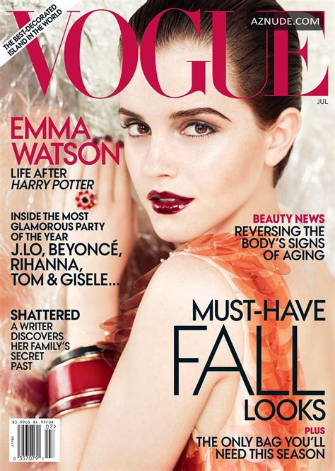 Emma Watson Sexy By Mario Testino For Vogue Magazine Aznude