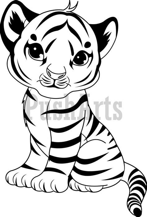Tiger coloring pages let children take an adventure into the jungle with the big wild cats. coloring pages of cute baby tigers - Google Search ...