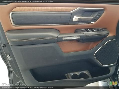 Black/New Saddle Interior Door Panel for the 2019 Ram 1500 ...
