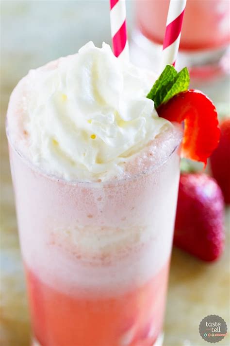 Strawberry Cream Floats Taste And Tell