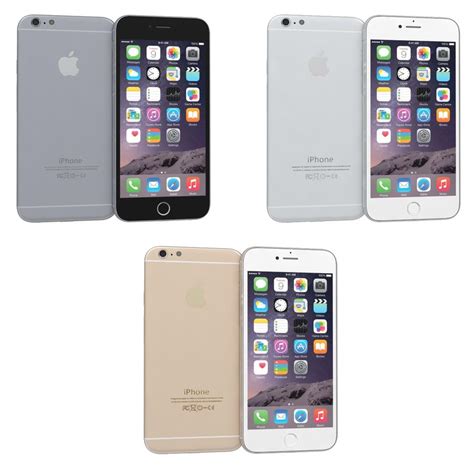 Apple Iphone 6 Colors 3d Max