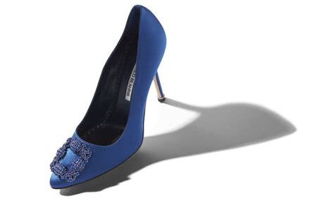 Manolo Blahnik Re Released Carrie Bradshaws Iconic Blue Wedding Shoes