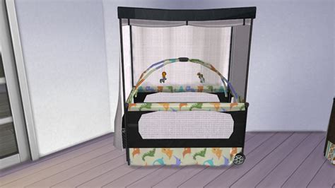 Sims 4 Custom Content Toddler Bed Honpenny