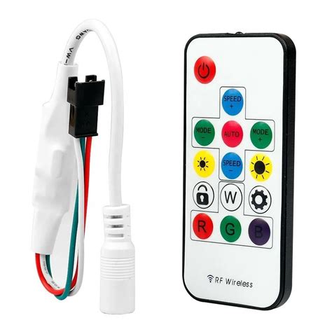 Rf Dream Color Controller 141721 Keys Diy Rf Remote Control Dc5v 24v