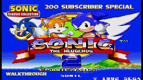 Sonic Classic Collection Sonic The Hedgehog 2 Walkthrough 200