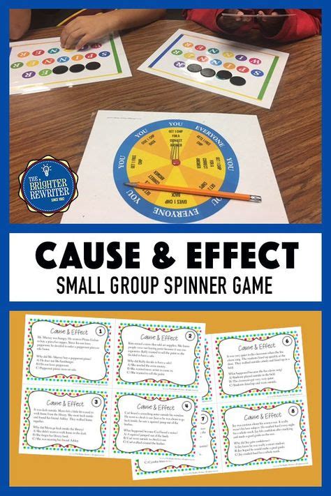 Cause And Effect Game Learning Games For Kids Small Group Reading