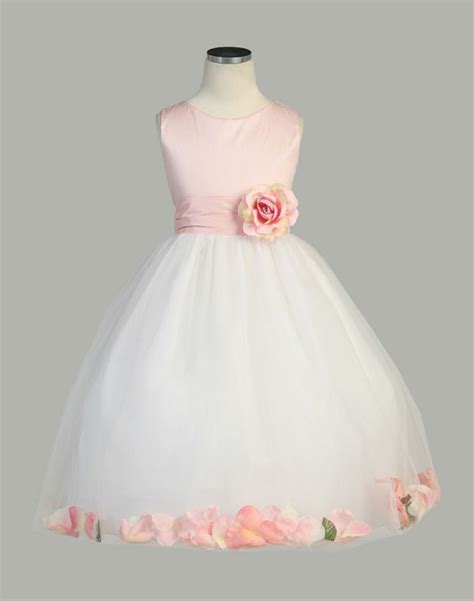 8 Best Images About Flower Girl Dresses On Pinterest White Lace Pink