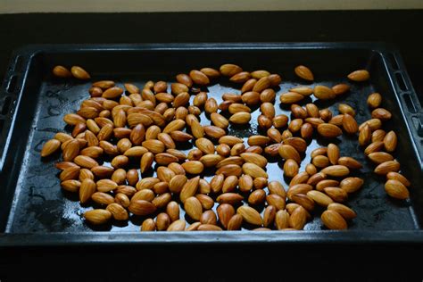 Oven Roasted Almonds Recipe Vegetarian Paleo Recipes Gayathris