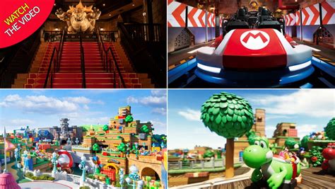 Super Nintendo World New Images Give Peek At Rides Including Real Life