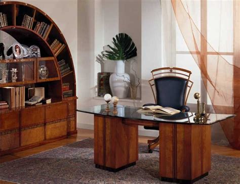 Italian Classic Executive Office Furniture In Solid Wood