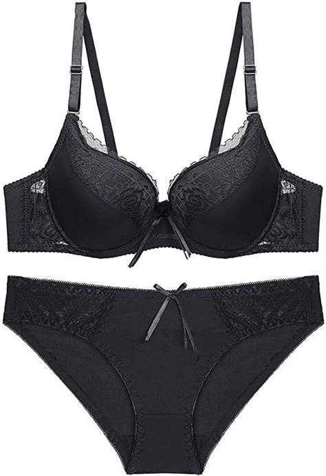 Sexy Underwear Set Push Up Bralette Sexy Lace Lingerie Sexy Slim Skinny Bra Brief Sets 3 4 Cup