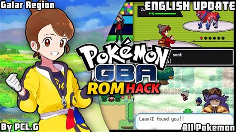 Updated Pokemon Gba Rom Hack With Galar Region Dlc All Pokemon Gen8