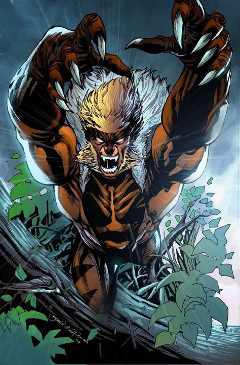 Comic Book Villains Sabretooth Marvel Sabertooth
