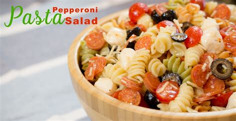 Tri Color Cold Italian Pepperoni Pasta Salad Recipe Devour Dinner