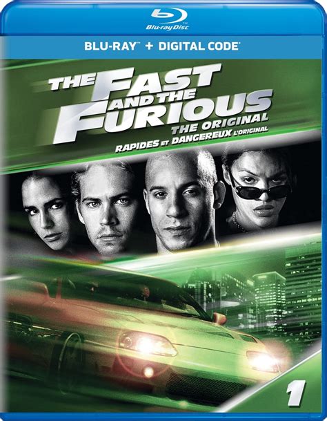 The Fast And The Furious Blu Ray Digital Hd Bilingual Amazonca